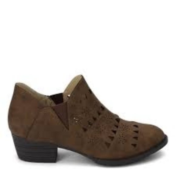 Jambu JBU Shoes - JBU Evelyn Ankle Boots, Brown 8.5, Jambu